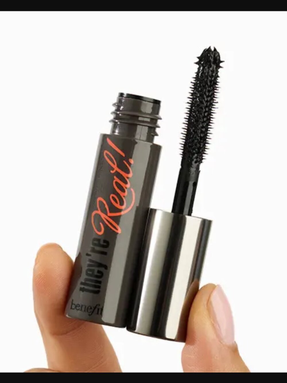 🔥3/$30 NIB Benefit Cosmetics They're Real! Lengthening Mascara Shade Jet Black - Picture 4 of 5